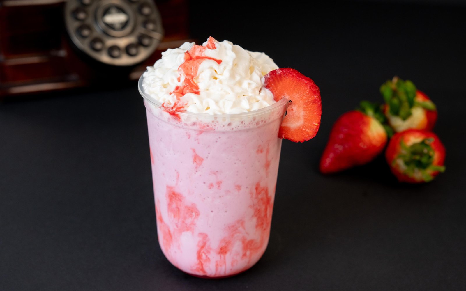 Strawberry milkshake